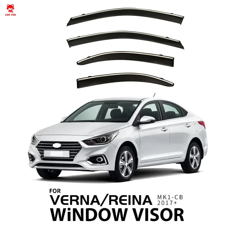 Per Hyundai VERNA Reina 2010-2017 Finestra di Automobile Visiera Tenda Shelter Parabrezza Finestrino Laterale Pioggia Parasole Accessori Car Styling