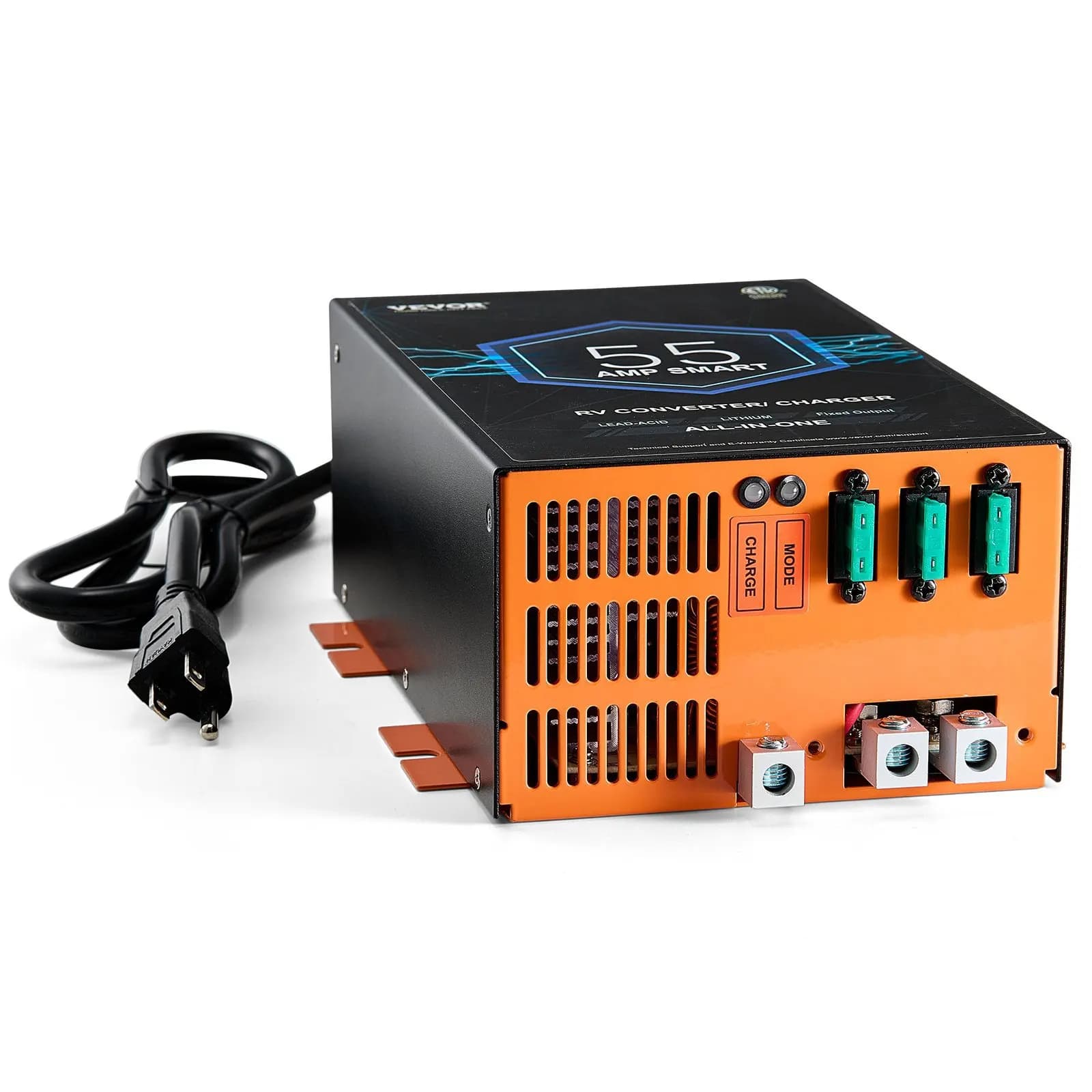 Convertitore RV 55 Amp 110V AC a 12V DC, Caricabatterie per Camper