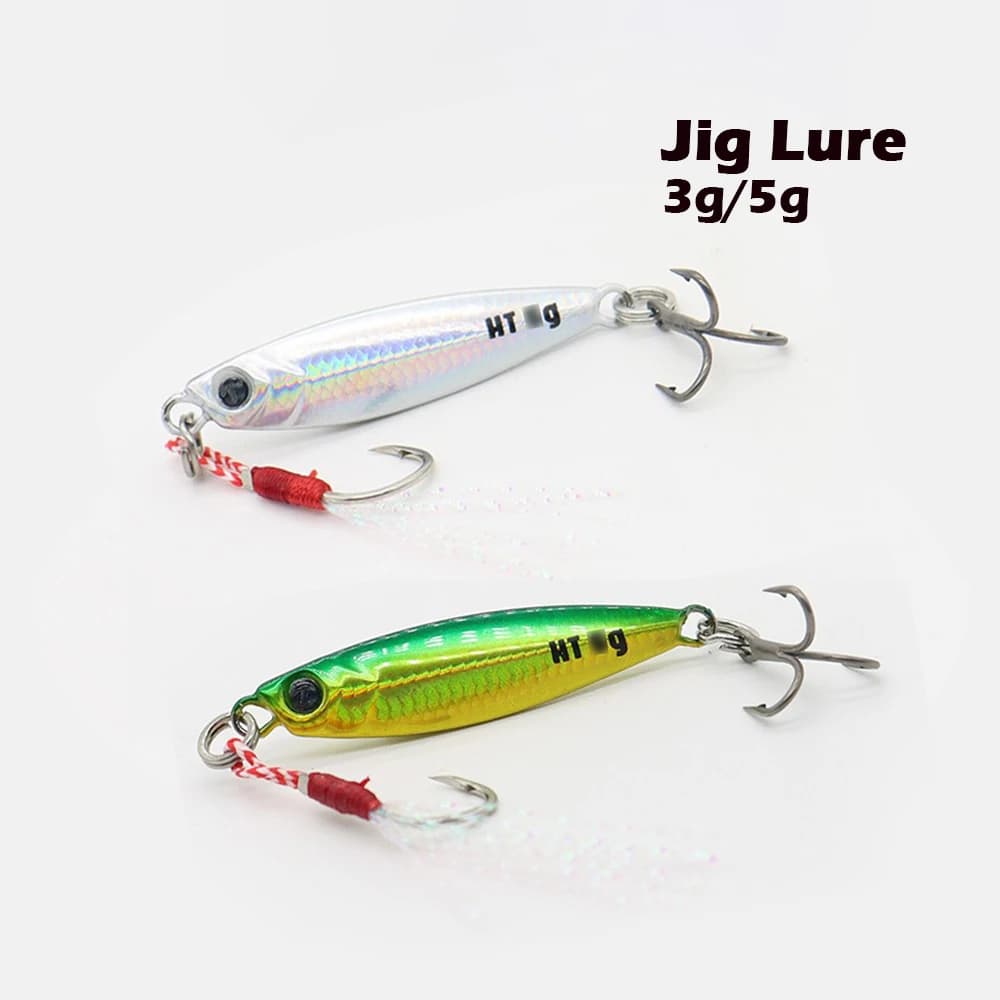Jig Lure Jigging Fishing Lures 3g 5g Casting Swimbait For Small Fish Slowly Sinking Metal Artificial Bait Pesca Fishing Tackle