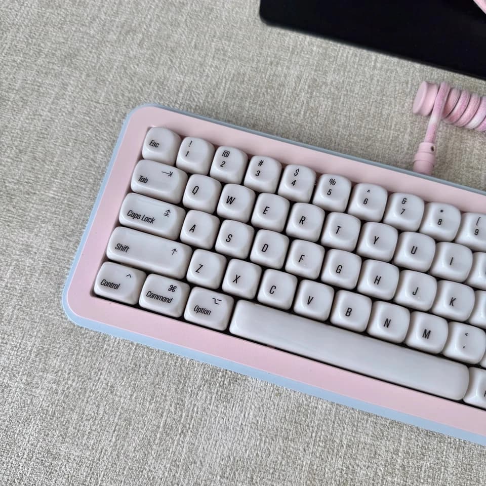 Set di copritasti a tema MAC Set di copritasti per tastiera per PC con sensazione in ceramica Copritasti con profilo MOA personalizzato per accessori per tastiera meccanica Interruttori MX