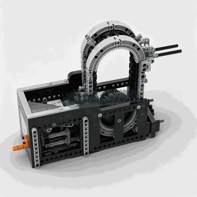 NEW 524PCS Mini Hubless Conveyor GBC Machine Building Blocks Model MOC Custom Puzzle Creative DIY Assembly Educational Toy Gift
