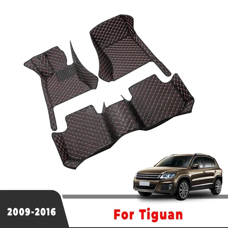 Tappetini per auto Tappeti per bagagliaio per Volkswagen VW Tiguan 2016 2015 2014 2013 2012 2011 2010 2009 Accessori Prodotti interni