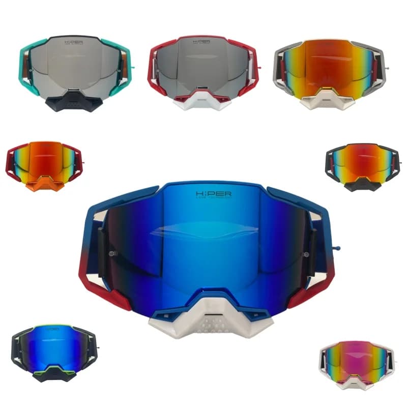 Windproof Sandproof MX Motocross Goggles UV Protection Dirt Bike Cycling Off Road Riding Eyewear for Motorcycle Helmet