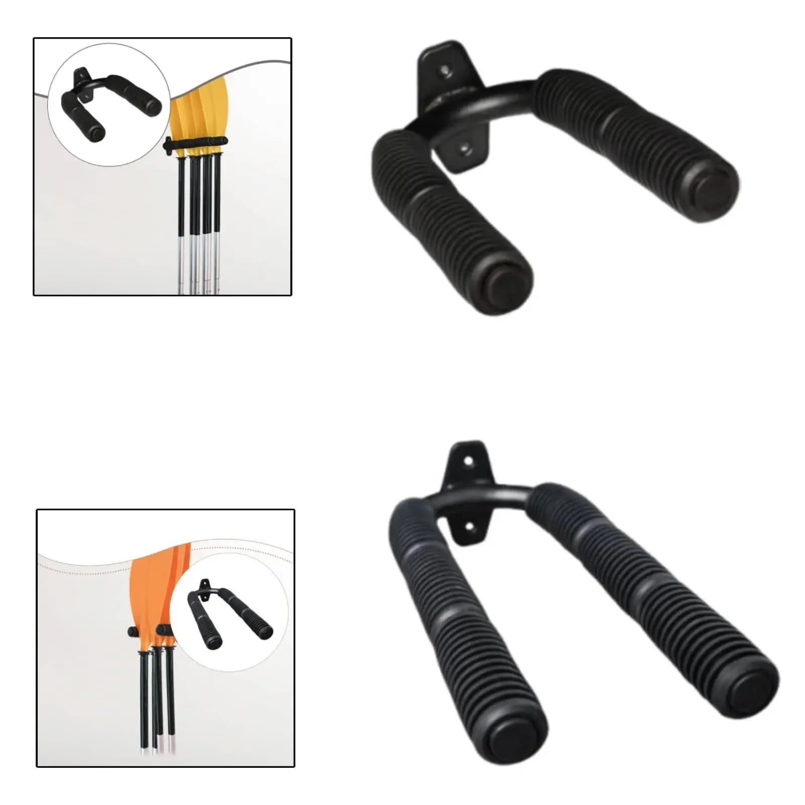 Supporto per Pagaie da Kayak, Porta Remi, Sostituzione Diretta, Facile da Installare, Attacco Salvaspazio per Garage, Organizzatore Professionale