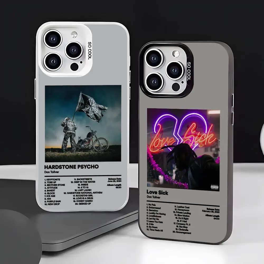 Hip Hop D-Don T-Toliver Phone Case for iPhone 17 16 15 14 13 12 11 Pro Max Air, opaque, laser, Aurora, shockproof