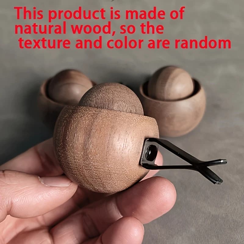 2pcs Car Hanging Original Wooden Aroma Diffuser No Perfume Included Hanging Wooden Diffuser For Vehicle Essential Oils