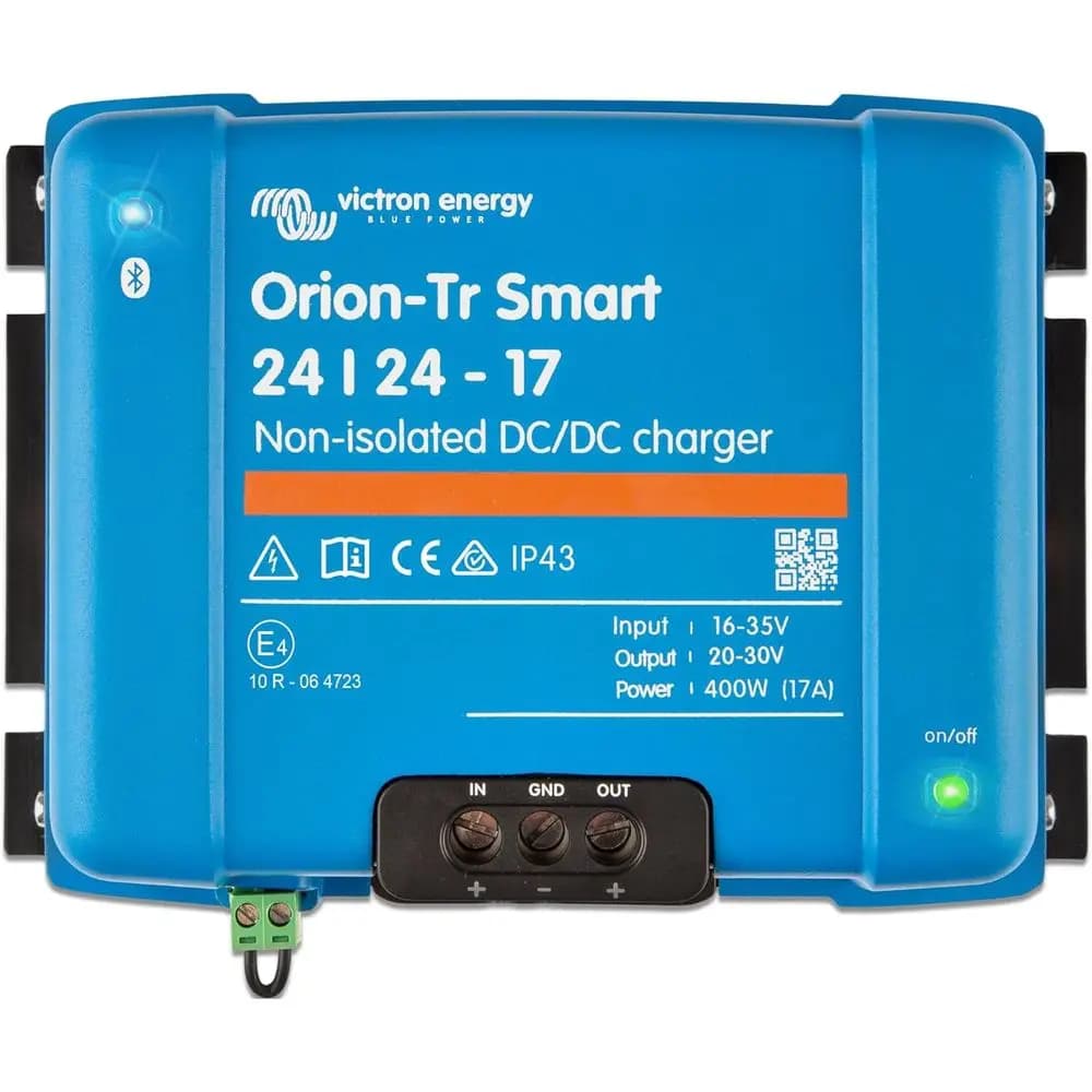 Orion-Tr Intelligent DC to DC Charger (Bluetooth) - 24/24 Volt 17 A 400 Watt - Dual Battery Charger - Non-Insulating