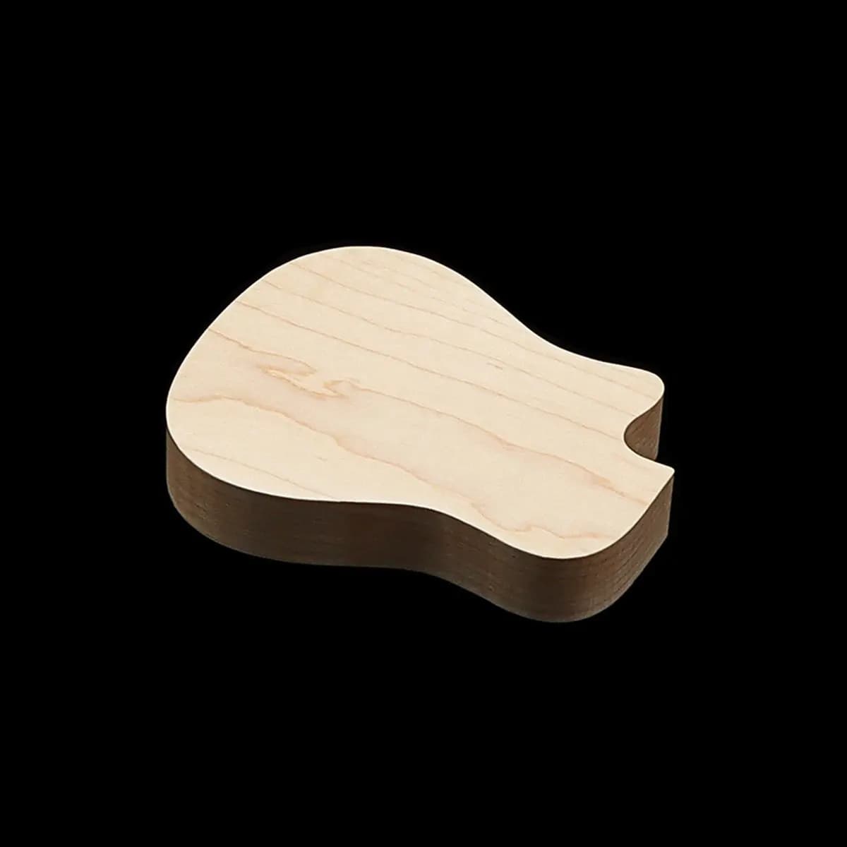 Scatola per plettri da chitarra ABXI a forma di chitarra, contenitore porta plettri per plettri standard da chitarra