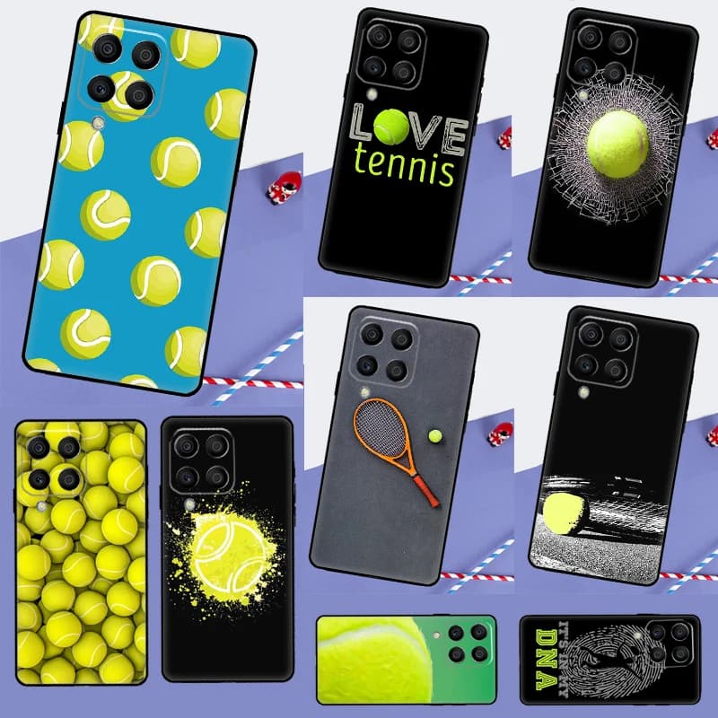 Palline da tennis per Samsung Galaxy M12 M13 M14 M15 M35 M55 M34 M54 M33 M53 M21 M31 M11 M32 M52 M06 M16 Custodia