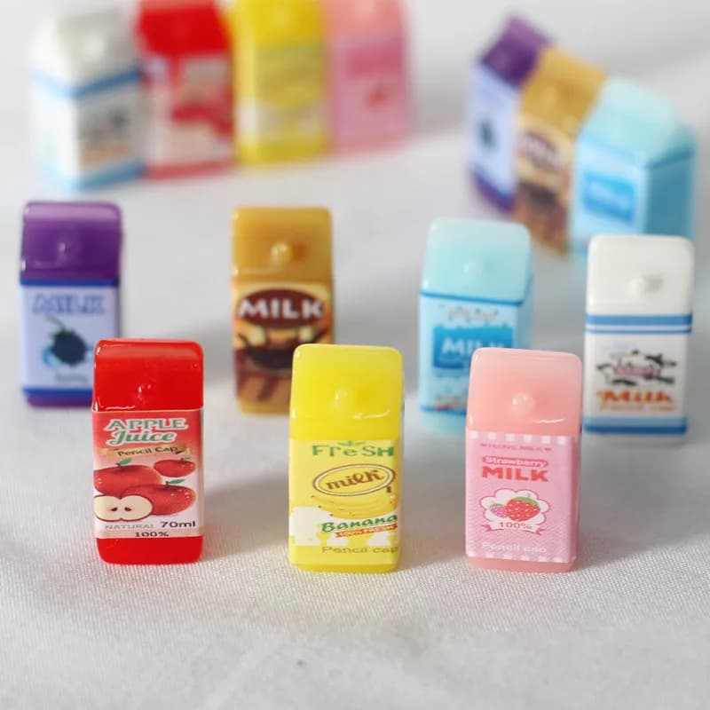 1 pezzo 1/12 carino accessori per casa delle bambole in miniatura latte modello alimentare in miniatura giocattolo per bambini accessori per casa delle bambole decorazione giocattoli