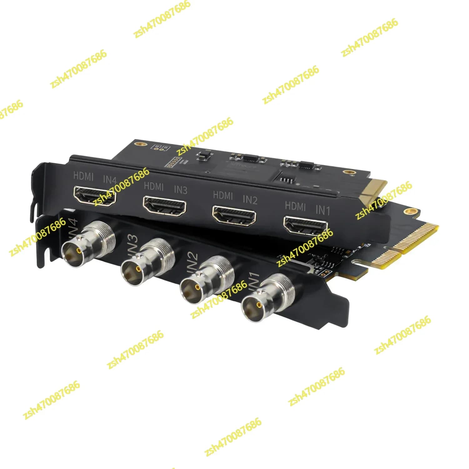UC3540S Registratore di giochi Win10 Linux Streaming Zoom Vmix VJ OBS 4 canali 1080P 3G SDI Scheda di acquisizione video PCIe Box Recorde