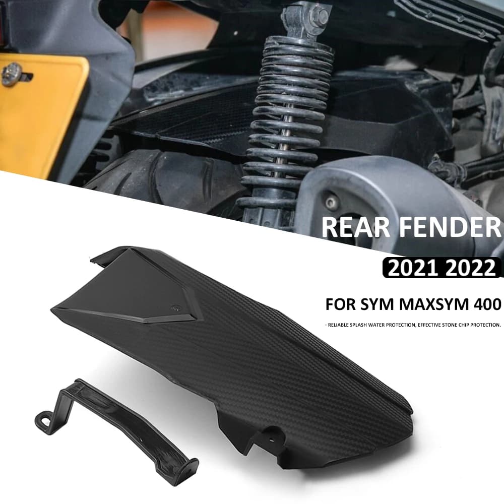 Nuovo Per SYM MAXSYM 400 Maxsym 400 MAXSYM400 2021 2022 Accessori Moto Parafango Posteriore Extender Parafango Splash Guard Copertura
