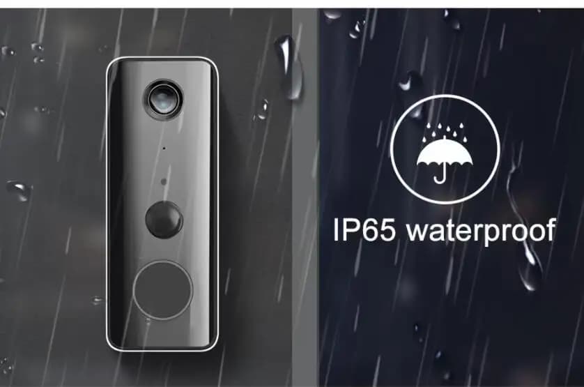 2MP1080P Tuya APP Campanello IP WIFI a basso consumo con campanello interno Citofono visivo per porte Telecamera per porte con spioncino