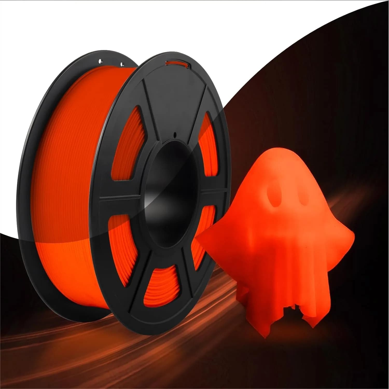 Filamento PLA Luminescente 1.75mm, Precisione Dimensionale +/- 0.02mm, Avvolgimento Preciso per Stampanti 3D FDM, Bobina da 1kg