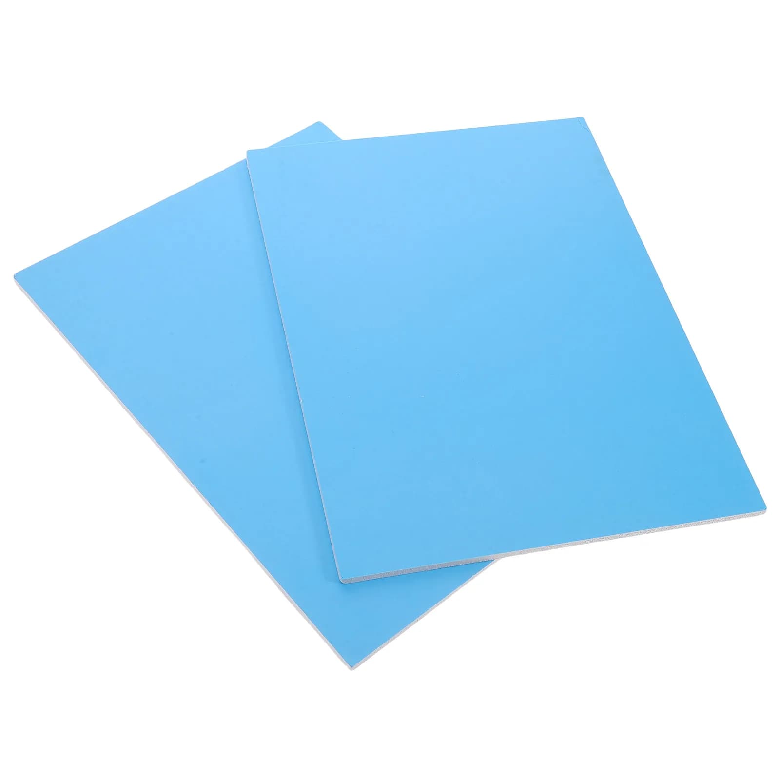 2 Fogli A4 di Cartoncino Blu per Incisione, Disegno, Progetti Artistici, Studenti, Principianti, Pratica di Stampa, Superficie Morbida per il Taglio