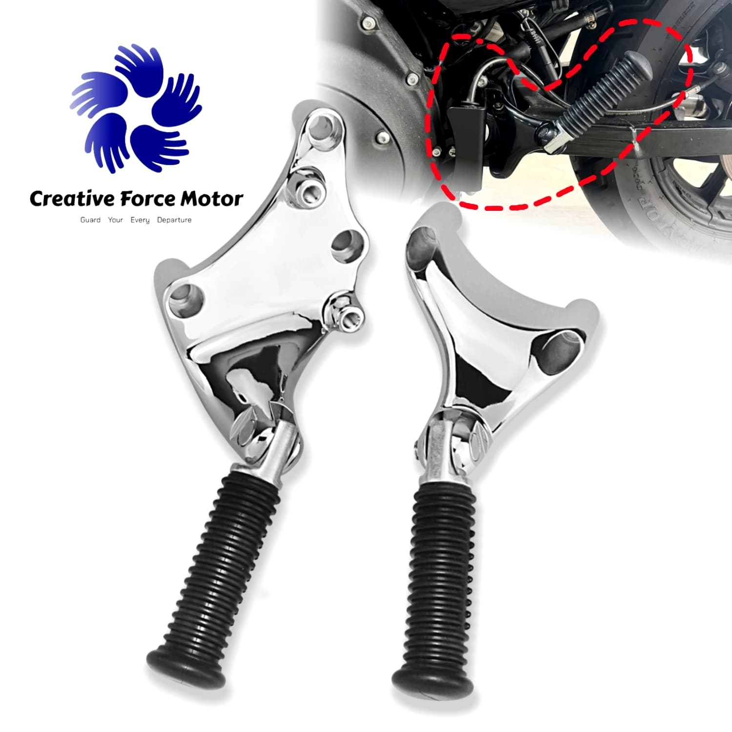 2014-2022 Pedale Posteriore Del Motociclo Chrome Peg Kit di Montaggio Passeggero Poggiapiedi Per Harley Sportster 48 XL1200 Ferro 883 SuperLow 72