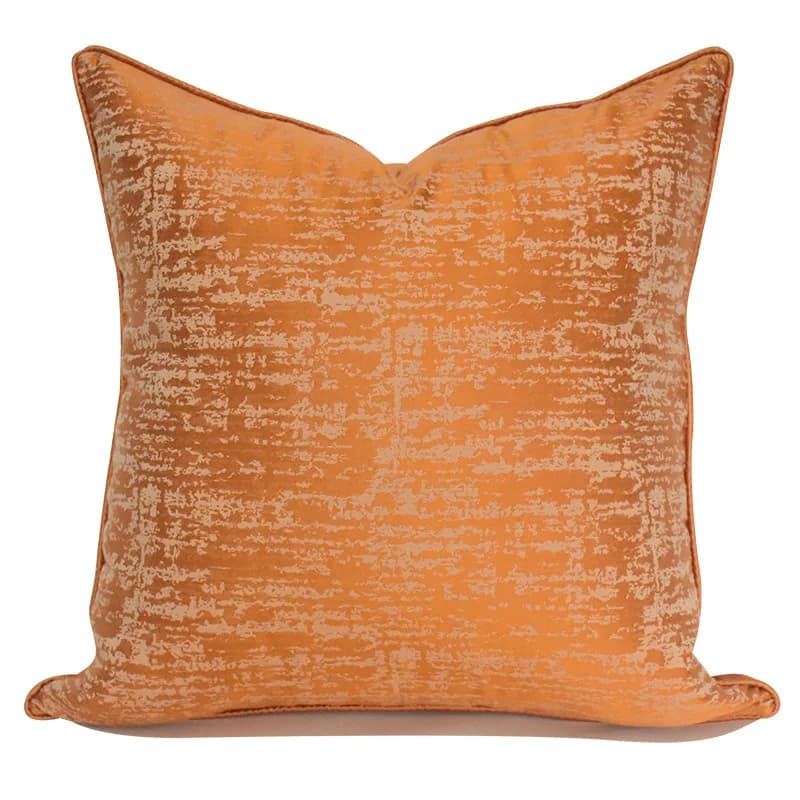 Fodera per cuscino per divano di design di lusso Fodera per cuscino geometrica arancione per la decorazione della camera da letto del divano dell'hotel 30x50 45x45 50x50 40x60 cm