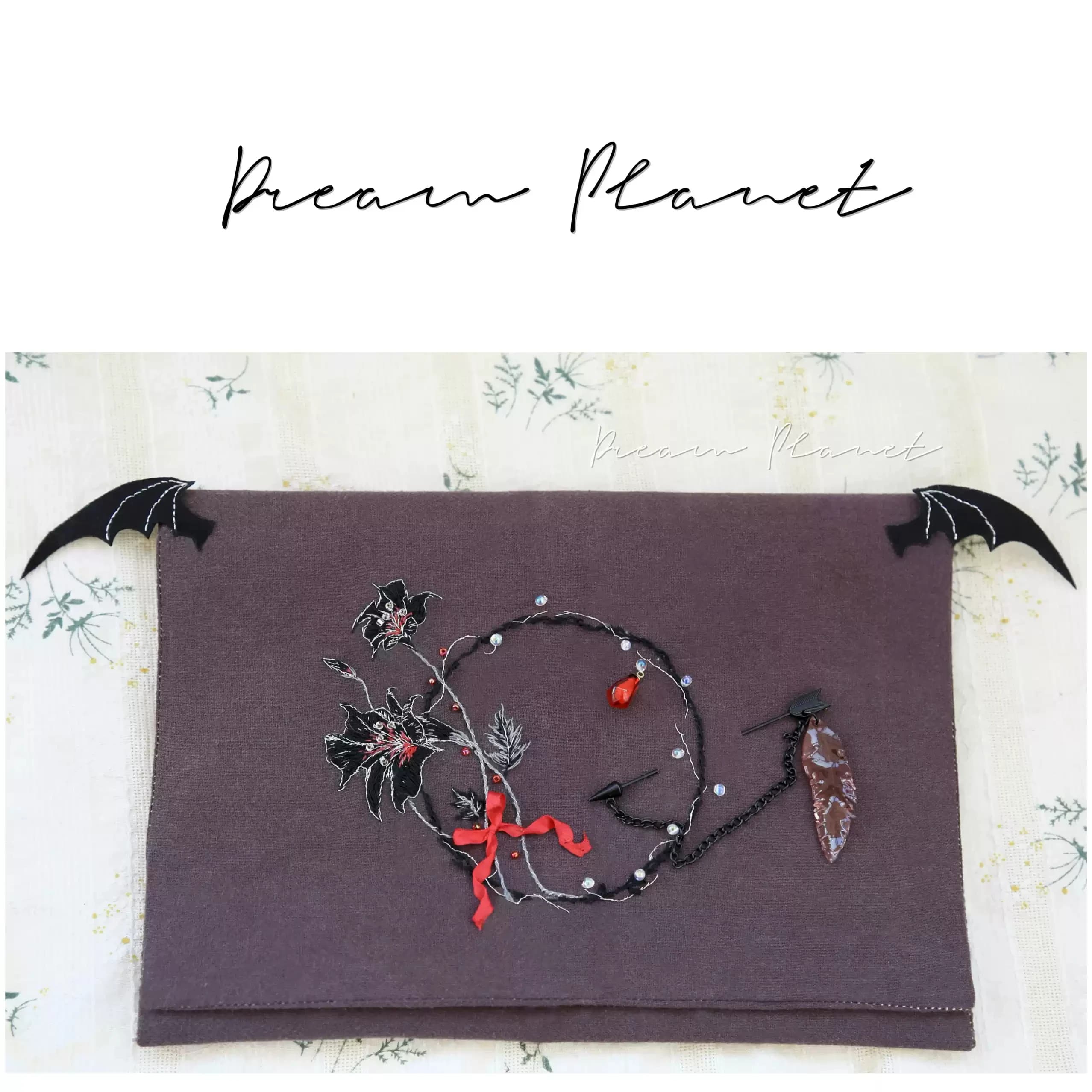 Borsa in Tessuto Ricamata a Mano con Personaggi Anime Love and Deepspace, Cosplay Sylus Dragon, Borsa Portaoggetti Cartoon Datura, Decorazione e Regalo