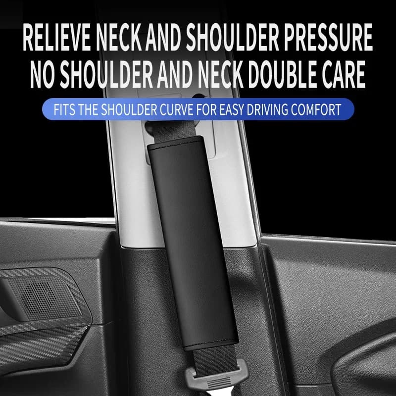 2Pcs Soft Breathable Car Seat Belt Cover, Wear-resistant Auto Seatbelt Shoulder Pad, Universal Truck Safety Belt Protector