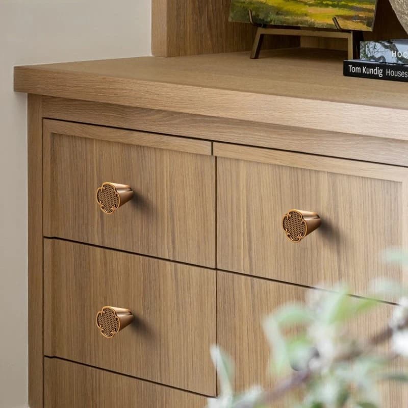 Maniglia per mobile, pomello per cassetto, bronzo antico, lusso discreto, vintage, di alta gamma, per mobili da cucina, per ante di scarpiera, ferramenta