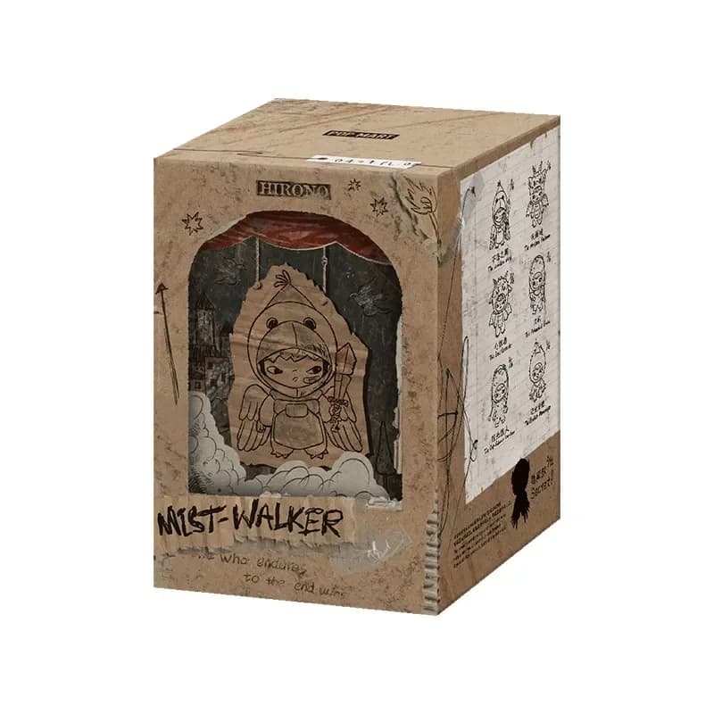 POP MART Hirono Mist Walker Series Peluche Ciondolo Blind Box Mystery Box Giocattoli Kawaii Ornamenti Statuette Decorazioni Modello da Scrivania