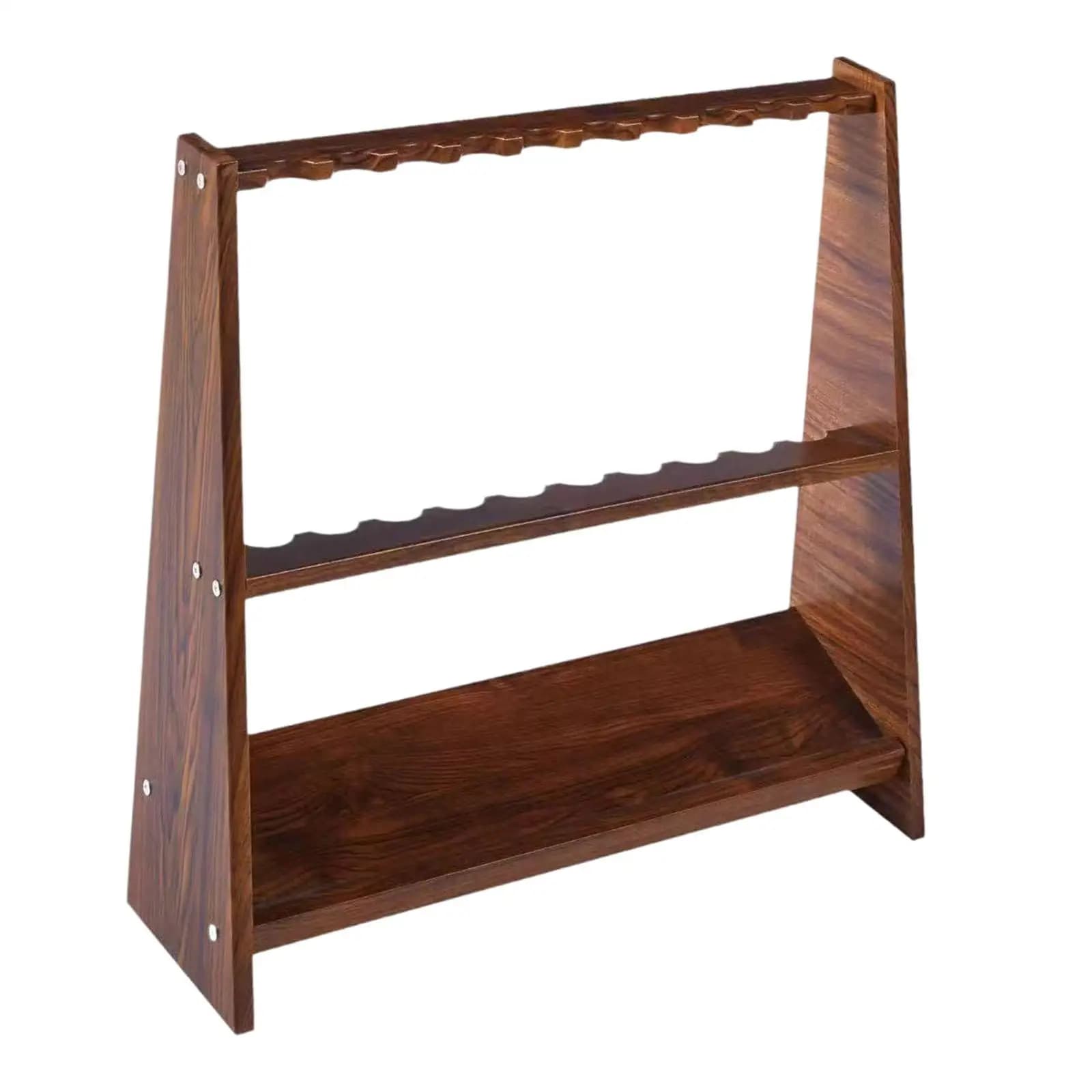Porta stecche da biliardo Espositore per stecche stabile Accessori da biliardo Robusto porta stecche da biliardo Supporto da pavimento Rack per organizer Doppi livelli