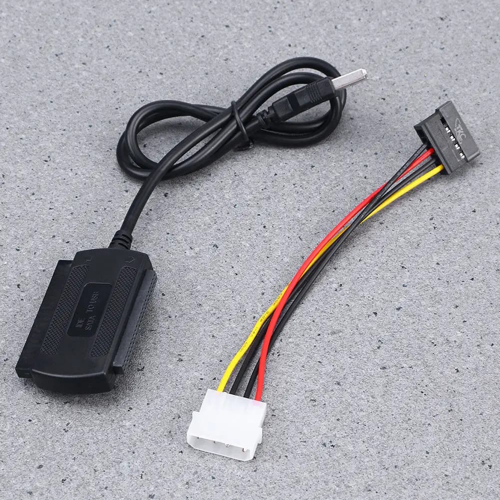 Il cavo convertitore per disco rigido USB 2.0 trasforma il disco rigido interno in un dispositivo USB esterno, supporta tutti i dispositivi Ata Atapi, facile configurazione