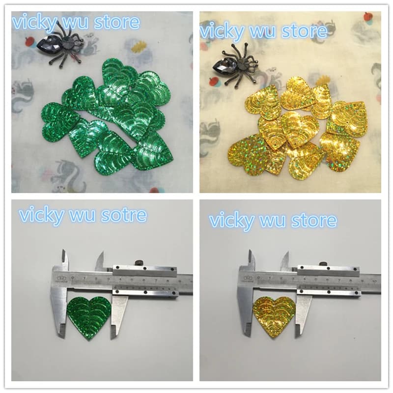 10g 45mm Laser a forma di cuore Paillettes Glitter Paillettes fatti a mano fai da te Paillettes gioielli artigianali cucito da sposa Lentejuelas accessori