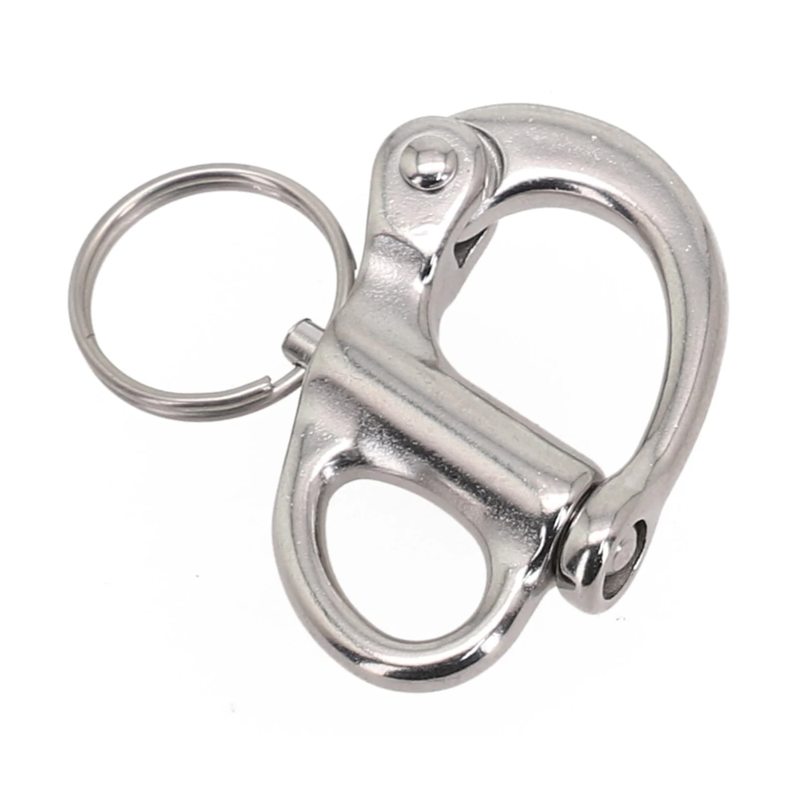 Shackle Stainless Quick Release Boat Anchor Chain Eye Shackle Swivel Hook Snap Marine 35MM 52MM 69MM 96MM Self-locking Shackle