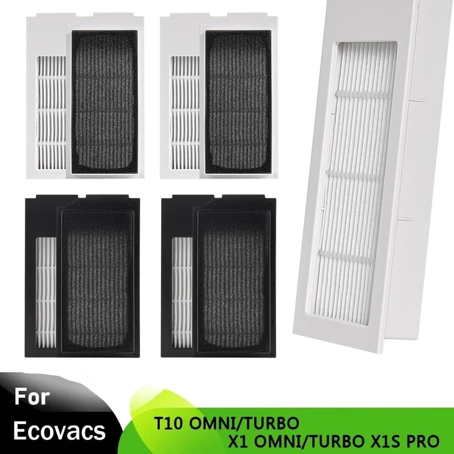 Hepa Filter Replacement Parts For Ecovacs Deebot X1S PRO/T10 OMNI/ T10 TURBO/X1 OMNI/ X1 TURBO Robot Vacuum Cleaner