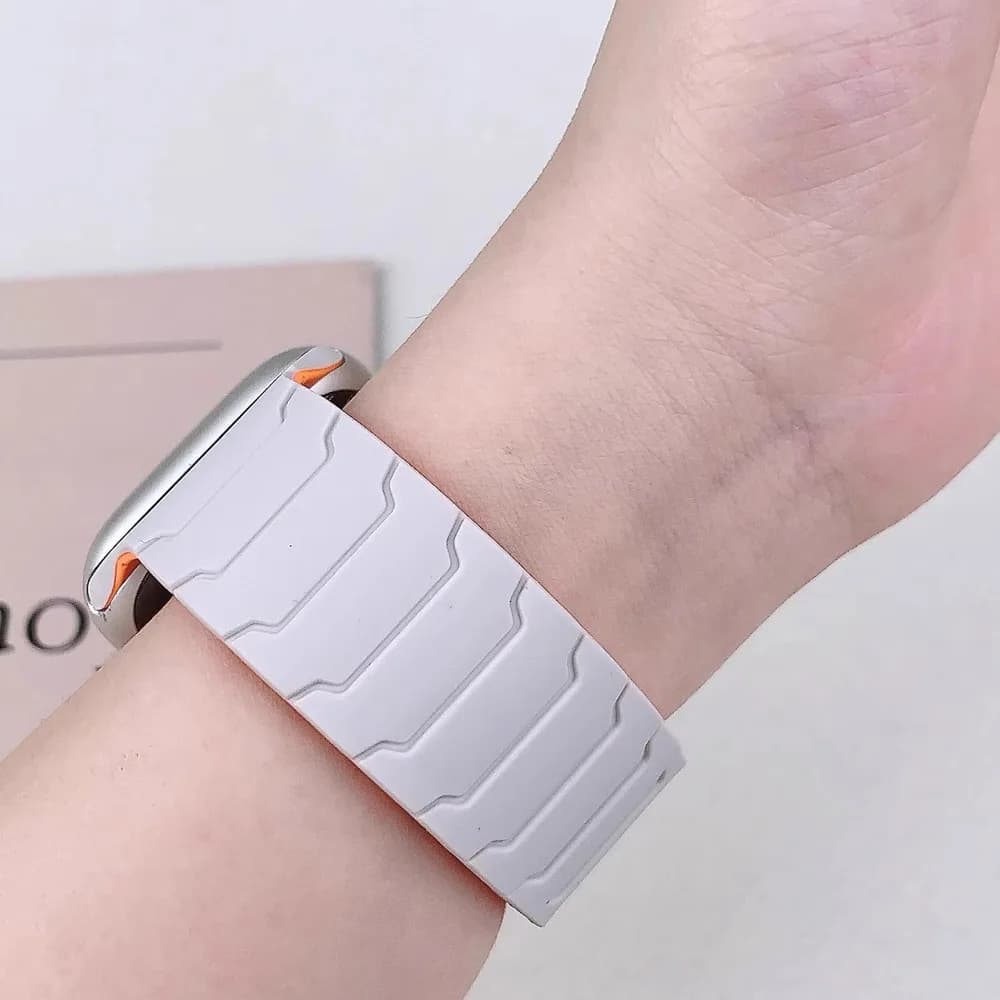 Cinturino magnetico per cinturini Apple Watch 46mm 42mm 49mm 45mm 44mm 41 Bracciale sportivo in silicone serie iWatch ultra3 11 10 9 8 7 6 5 SE