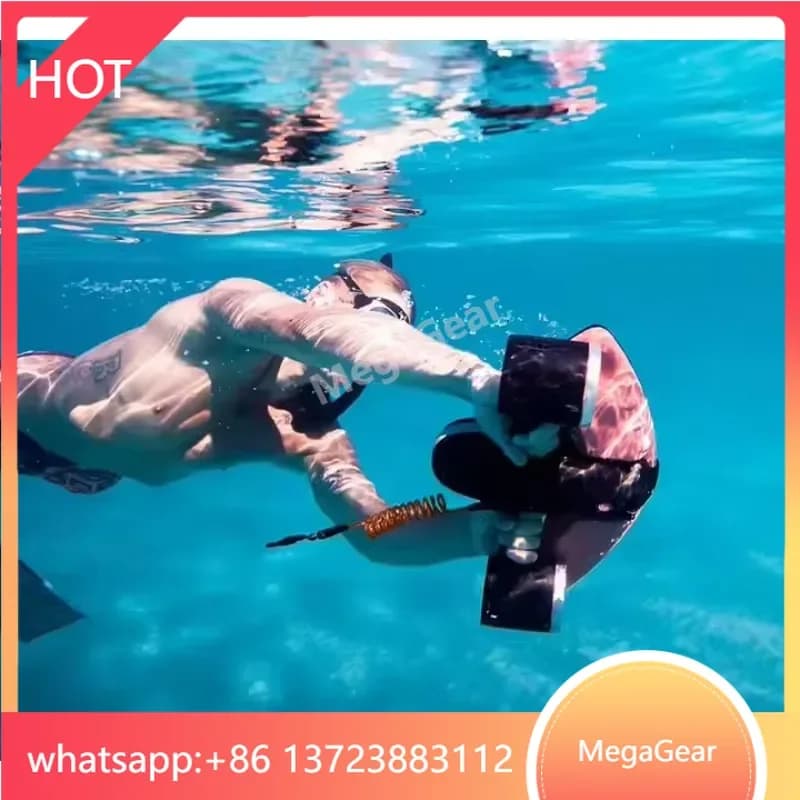 2024 New waterproof portable diving equipment for professional intelligent electric underwater scooter for snorkeling swimming
