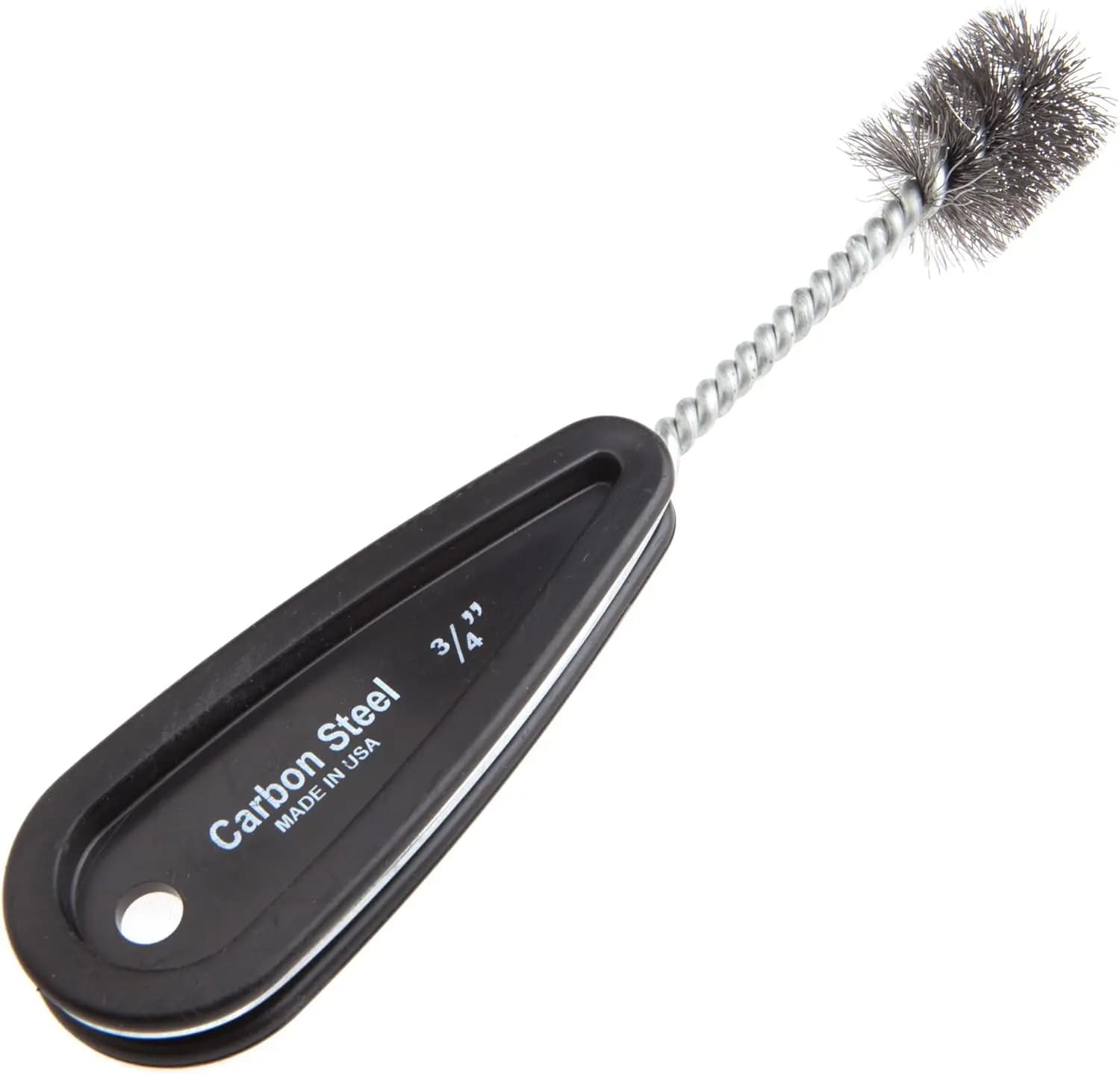 Brush with Plastic Handle, 4-3/4 x 3/4 Inches, for Cleaning Copper Joints for Hydraulic Systems