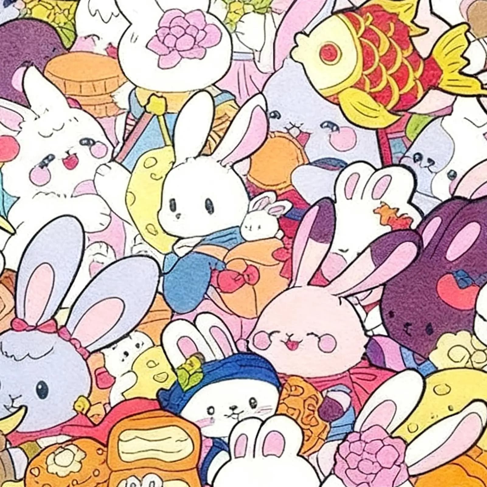 Puzzle Game Rabbit Frame Mestiere Hand-painted Coloring Puzzle Games for Kids for 6-12 years Children in preschool age Boys Girls