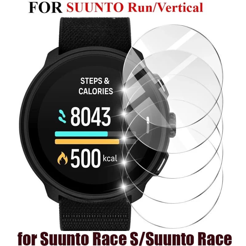 3-5 tempered glass pieces for Suunto Race S / Race 9H 2.5D HD Protective Film for Transparent Glass Smartwatch Screen for SUUNTO Vertical Run