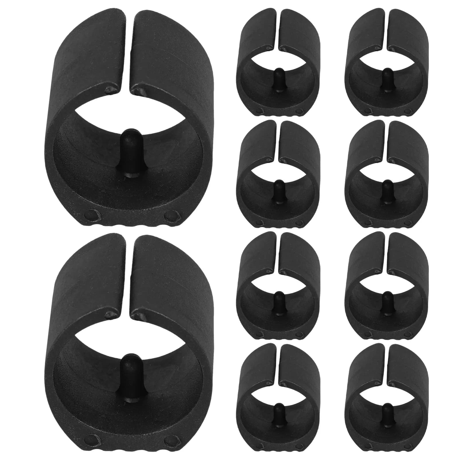 12 Pezzi Protezioni per Gambe di Sedie, Coperture in Plastica per Pavimenti, Facili da Installare, Tappi per Piedi di Sedie, Cuscinetti Antiscivolo per Gambe di Mobili