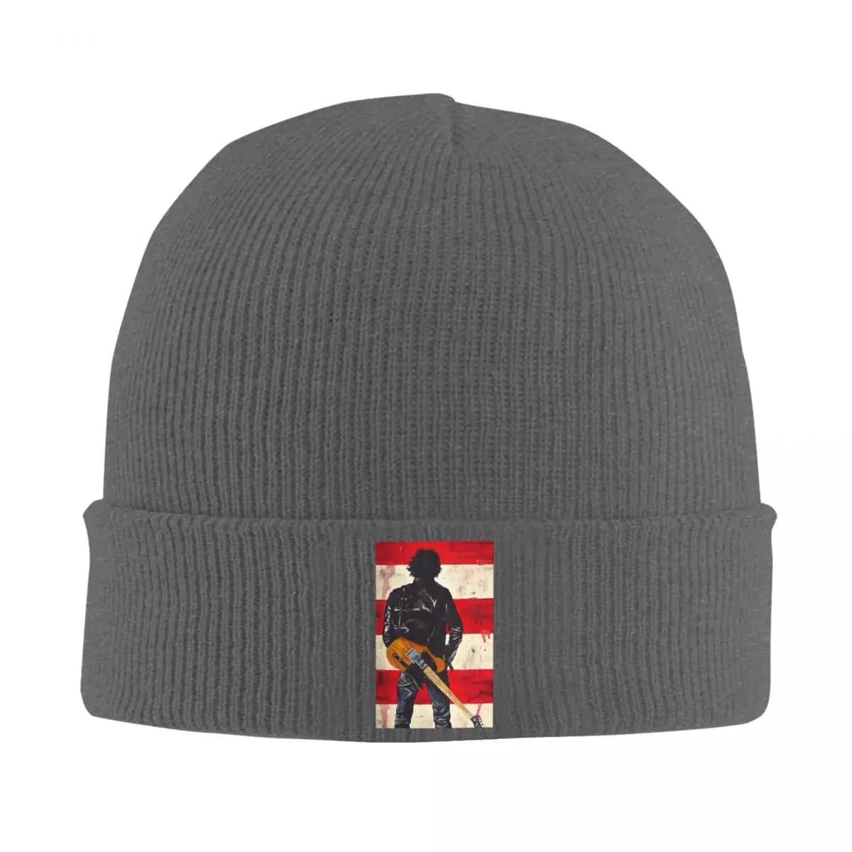 Bruce Springsteen Berretto lavorato a maglia caldo Cappello a cuffia Hip Hop Autunno Inverno Berretti da esterno Cappelli per uomo Donna Adulto