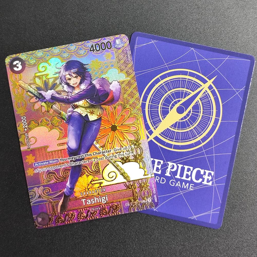 Carta Proxy One Piece 2024 One Piece EN OP08 Tashigi ST06-006 Super Rara da Collezione Singola Classica Anime Giocattoli