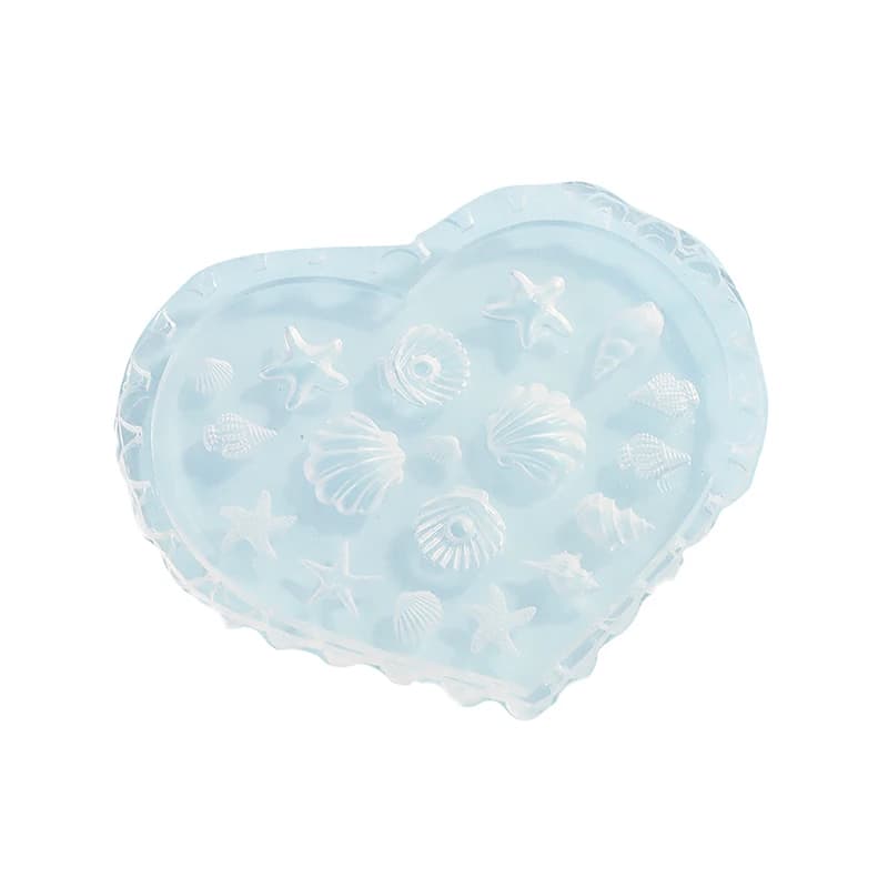 Nail Art Soft Silicone Mold Shell Conch Molds 3D Silicone Carved Ocean Style DIY Nail Design Template Nail Accessories For Salon