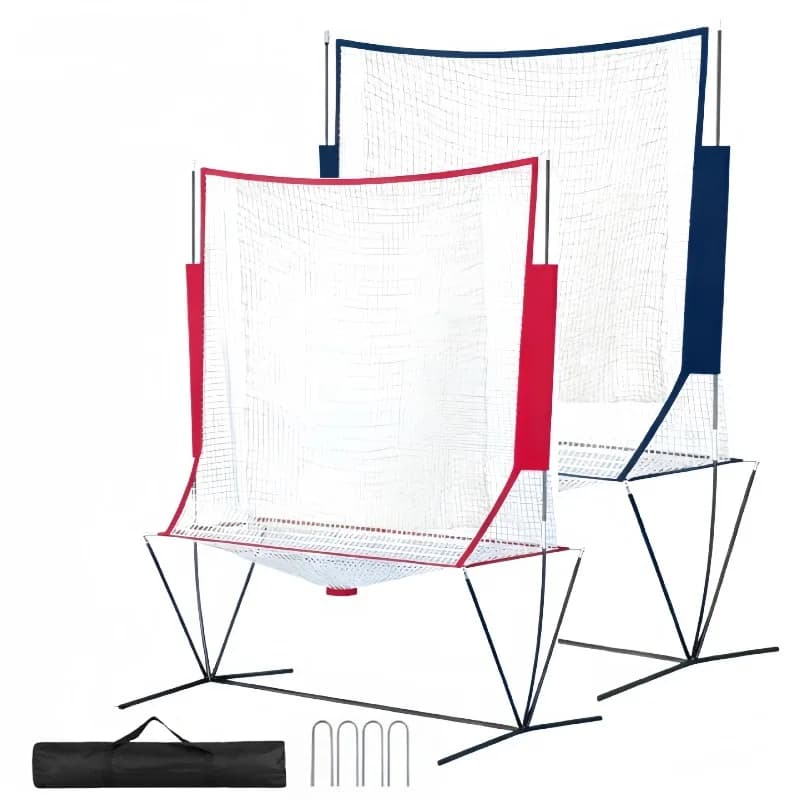 Rete di ritorno per palline da tennis, rete per set di macchine da lancio per tennis, rete di rimbalzo per allenatore di pratica singola da tennis