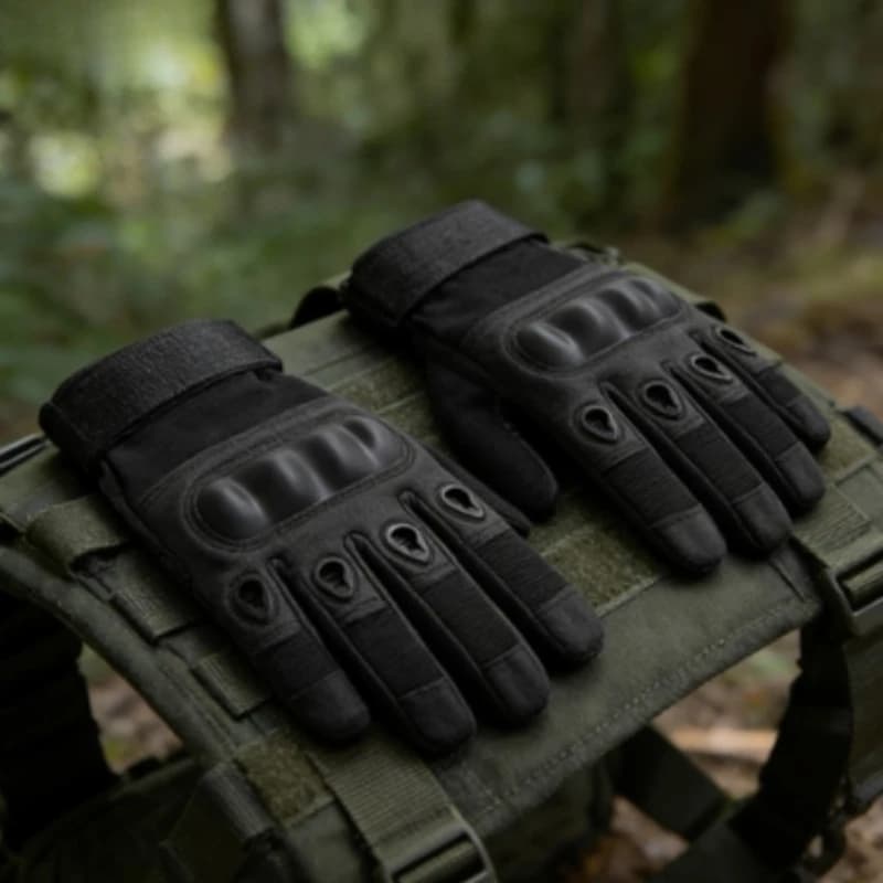 Men's gloves with touch screen, full-finger, cut-resistant, soft, military, fitness, training and army enthusiasts