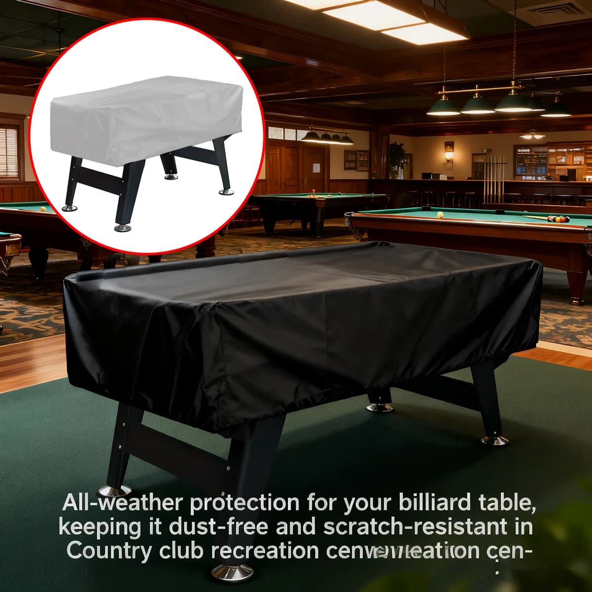 1 Piece 210D Small Football Table Cover for Soccer Table on Indoor and Outdoor Desks (cover Only)