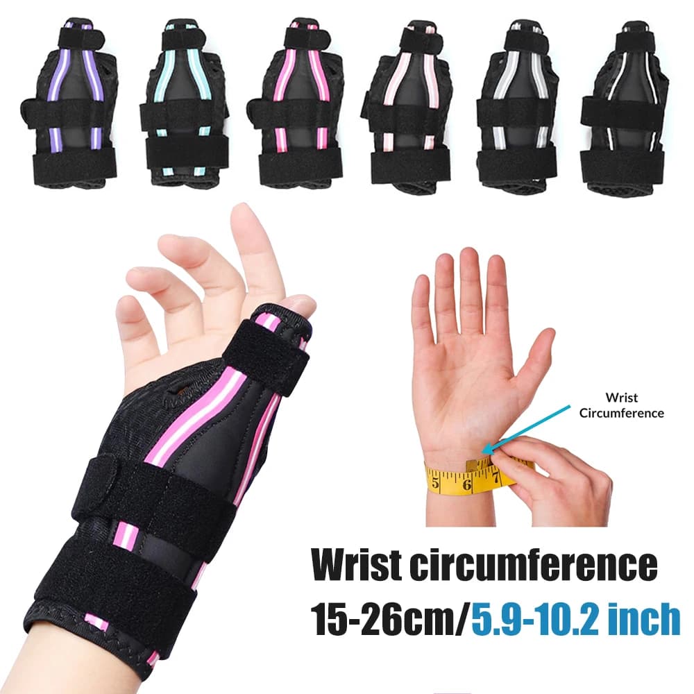 1Pcs Thumb Brace Ergonomical Wrist Spica Thumb Splint for Trigger Thumb, Hand Support for Tenosynovitis De Quervains, CMC