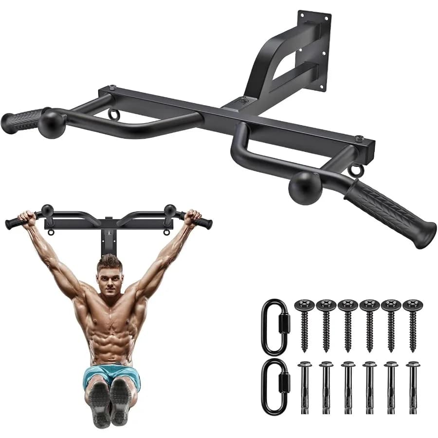 Wall Mounted Heavy Duty Traction Bar Multifunction Traction Bar Adjustable Traction Bar for Body Workout at Home