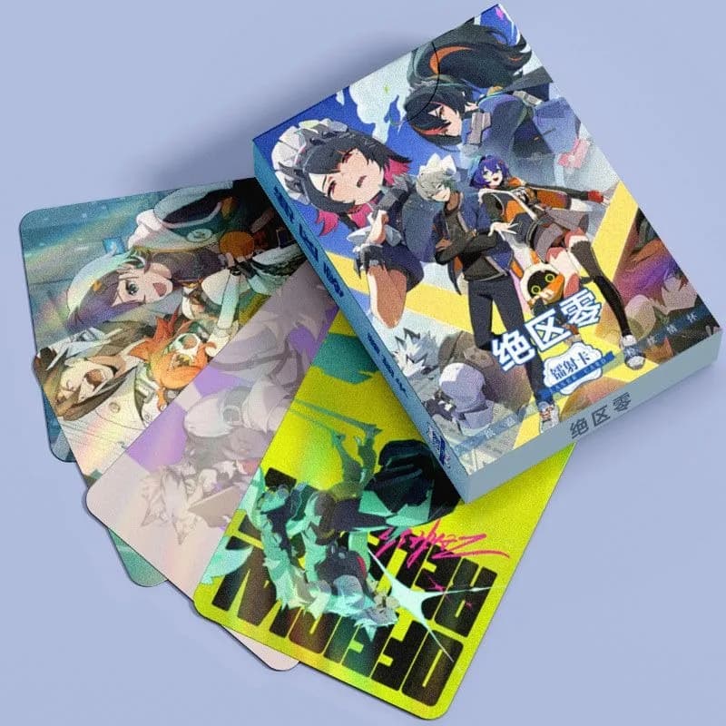 Zenless Zone Zero Lomo Flash Cards Anime Game Collectible Photo Cards Holographic Flash Effect Collection Cards Decorative Card