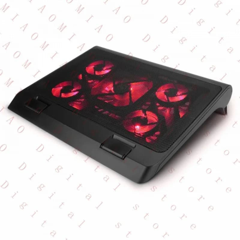 RY Supporto di Raffreddamento per Laptop con 5 Ventole Silenziose, Doppia Porta USB per Laptop da 11-17 Pollici 637836586622