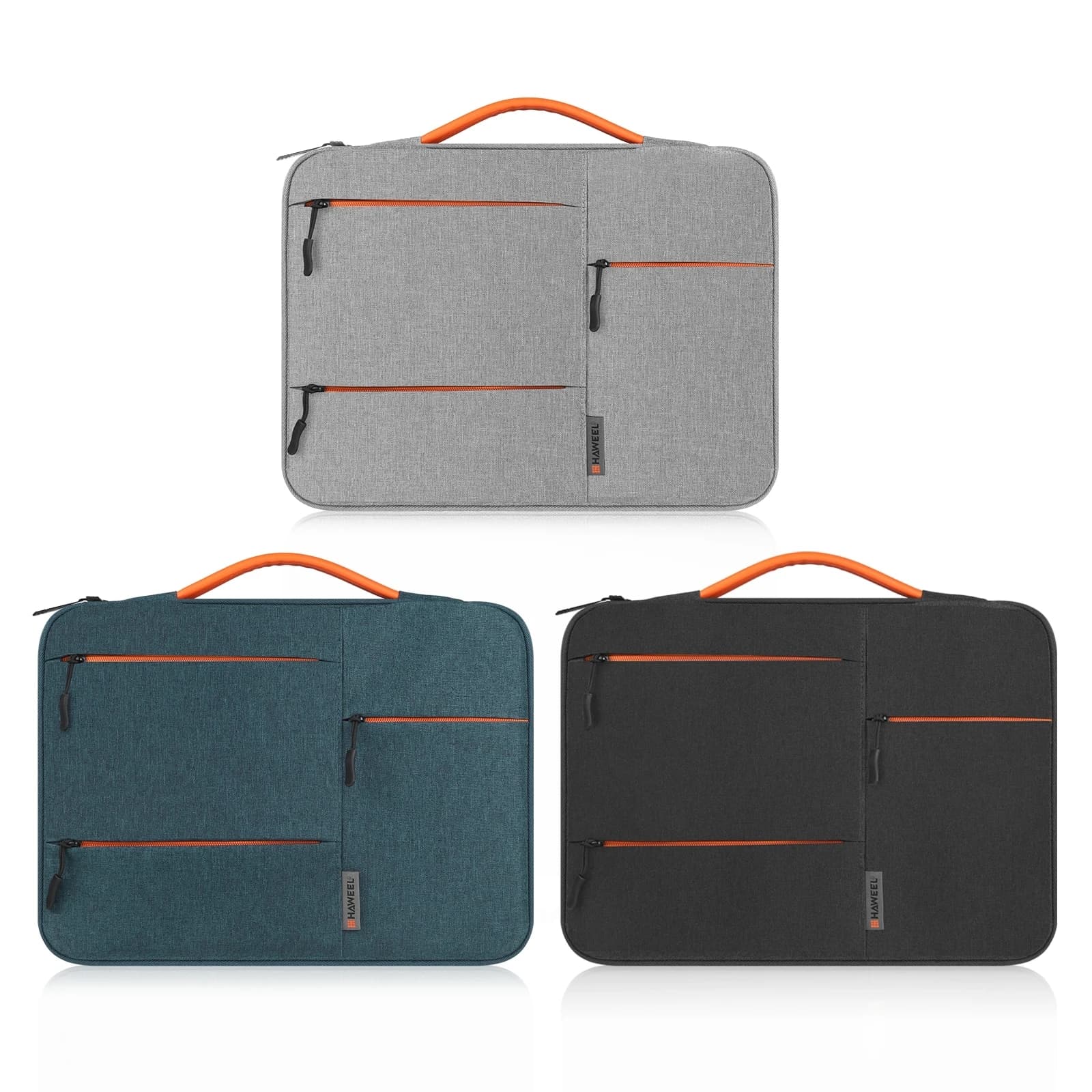 HAWEEL 13.0-15.0 pollici Custodia con cerniera Valigetta Borsa per laptop per MacBook/Samsung/Lenovo Thinkpad e altre borse per laptop