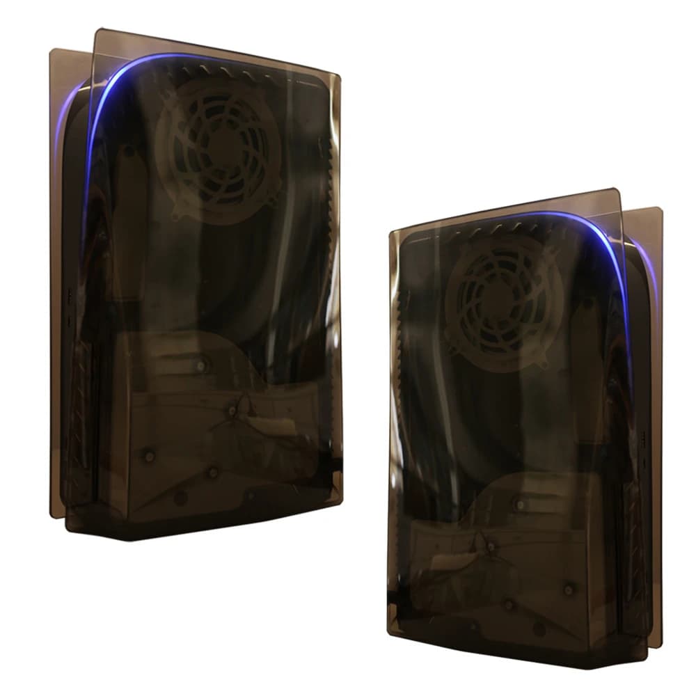 Versione disco - Guscio protettivo trasparente per Sony Playstation 5 PS5 Custodia per pannello controller Coperchio di protezione piastra di ricambio