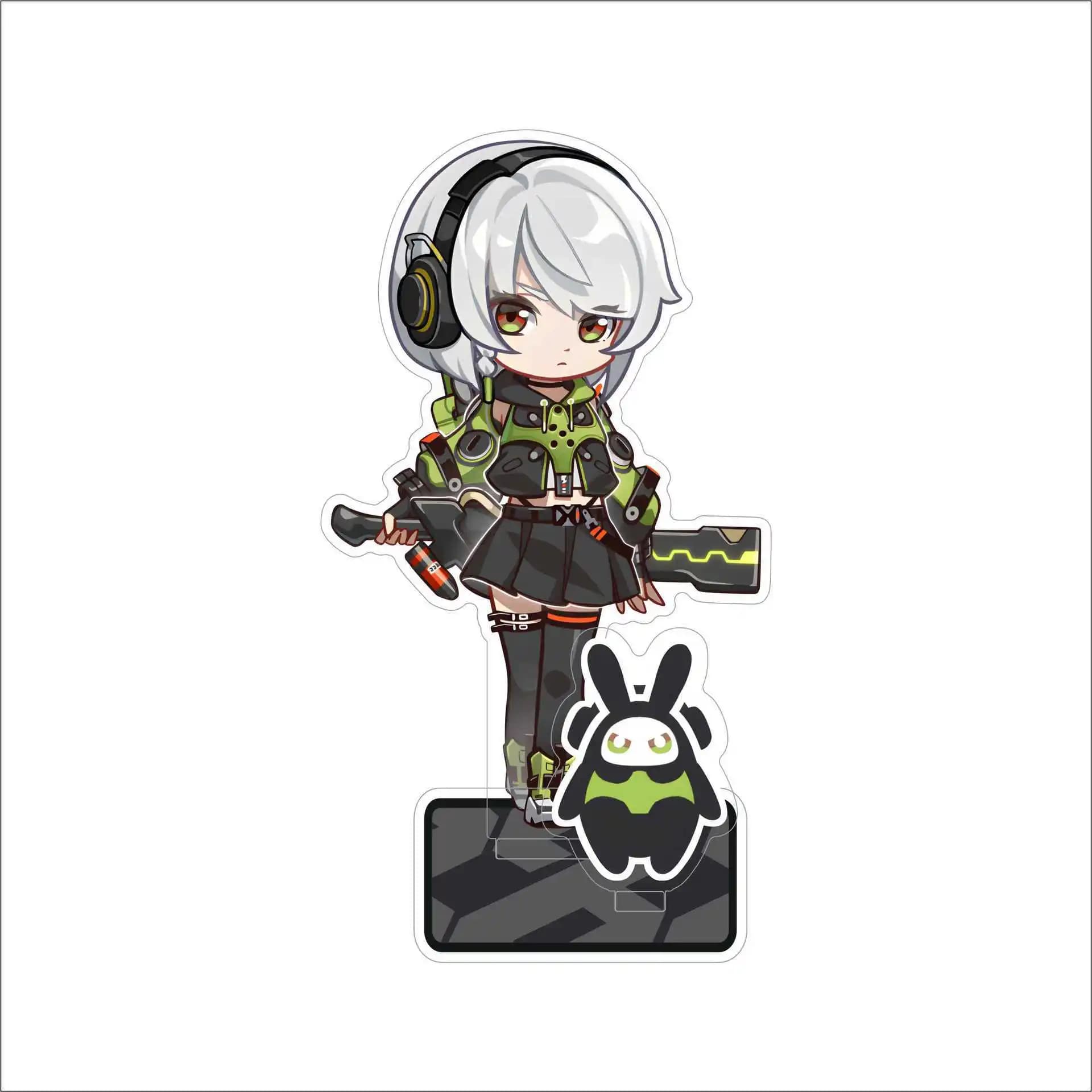 Gioco Cartoon Anime 15 cm Zenless Zone Zero Acrilico Stand Figure Mana Nekomiya Nicole Anby Demara Action Model Desk Decor Regalo