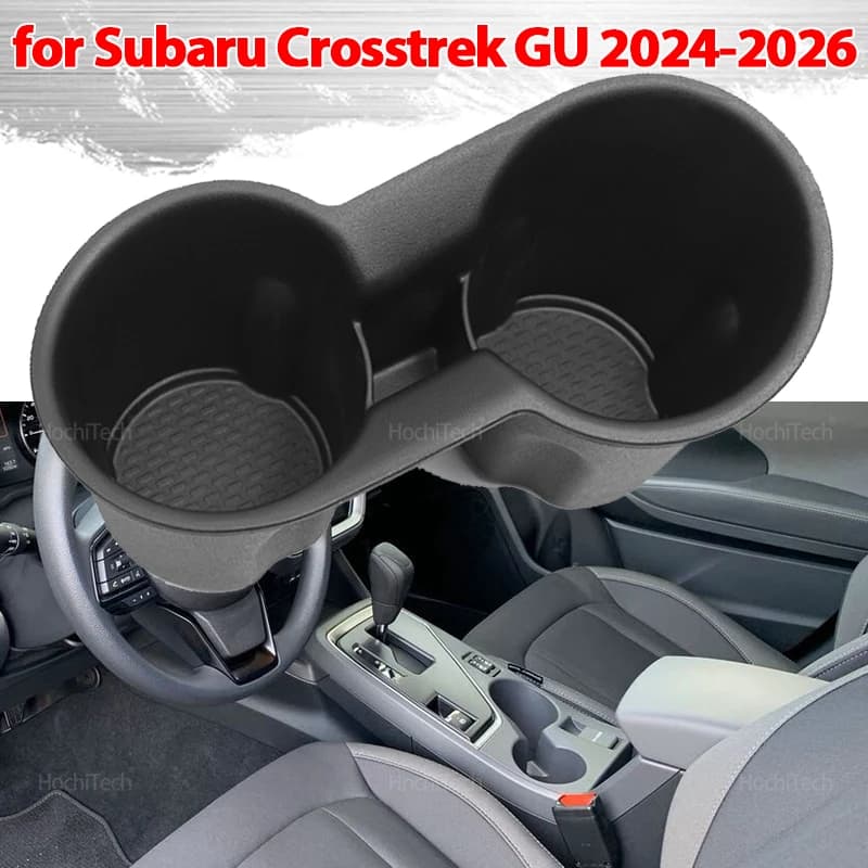 Portabicchieri per auto per Subaru Crosstrek GU 2024 2025 2026 Anti-Slip Controllo Centrale Portabevande Scatola di Immagazzinaggio Accessori